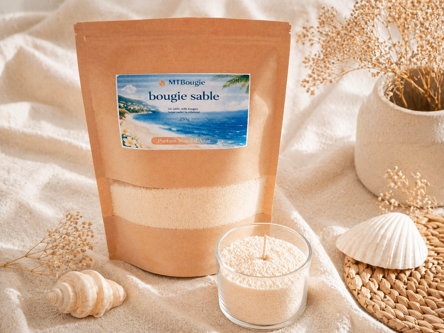 Kit de Bougie Soleil d'Azur